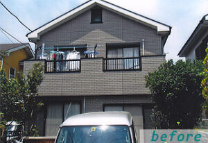 平塚市住宅外壁ハナコレ塗装工事