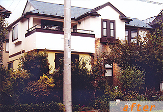 綾瀬市住宅外壁ハナコレ塗装工事