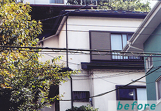 綾瀬市住宅外壁ハナコレ塗装工事